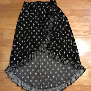 🖤High-low Printed Skirt🖤